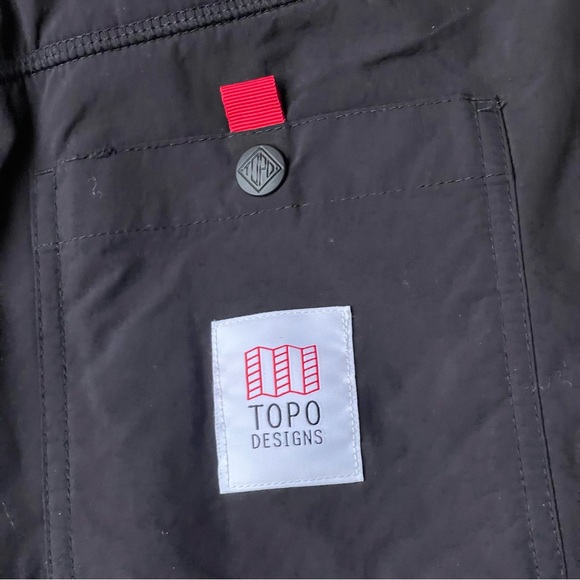 Topo Designs Mountain Fleece Pants Polartec Size Small White Black - Picture 9 of 12